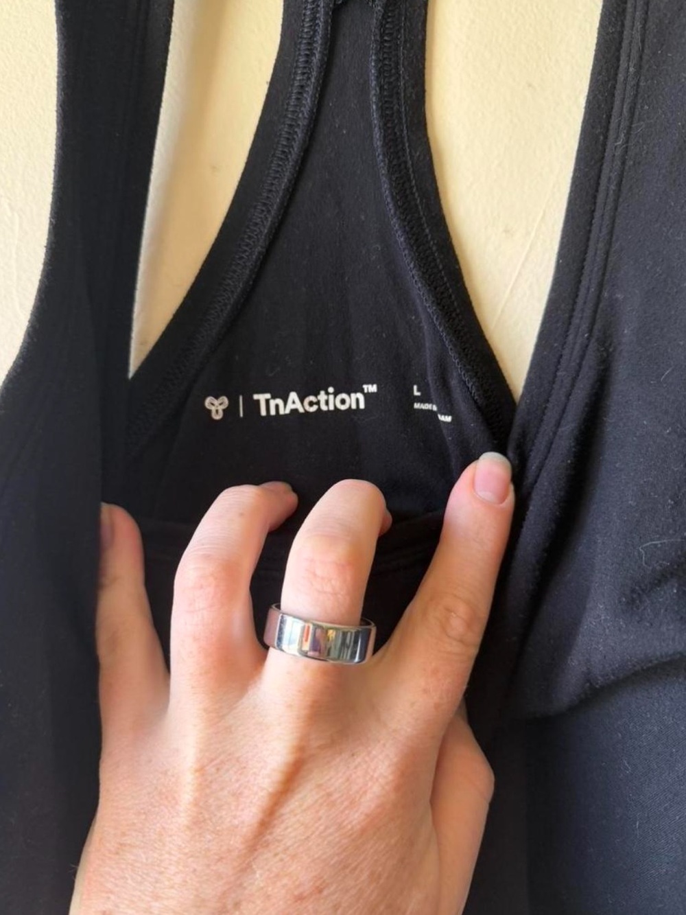 Black Racerback Tank Top - Picture 3 of 3